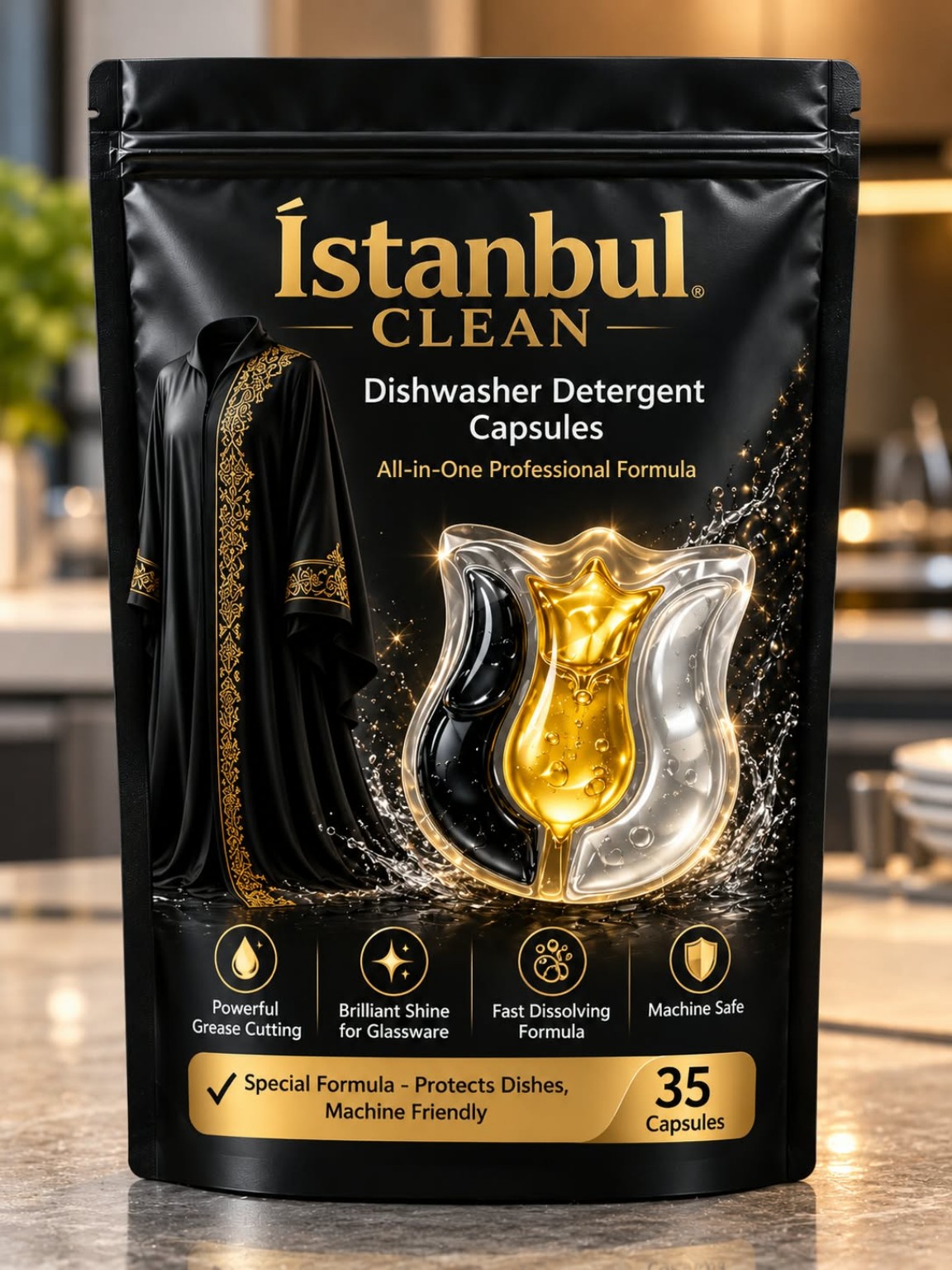 Bulaşık Makinesi Kapsülü – 35 Adet